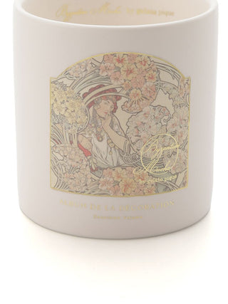 Mucha Candle in pink, Premium Home Essentials and Accessories at Gelato Pique USA.